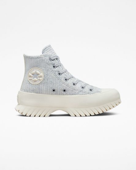 Tenisi Inalti Dama Converse Chuck Taylor All Star Lugged 2.0 Velour Albastri | RO UCILV509